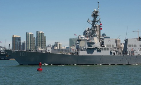 Tàu khu trục số 4 của Mỹ đến Philippines - ảnh 1