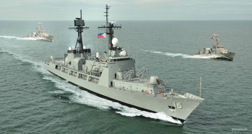 Philippines điều tàu chiến tuần tra Biển Đông - ảnh 1