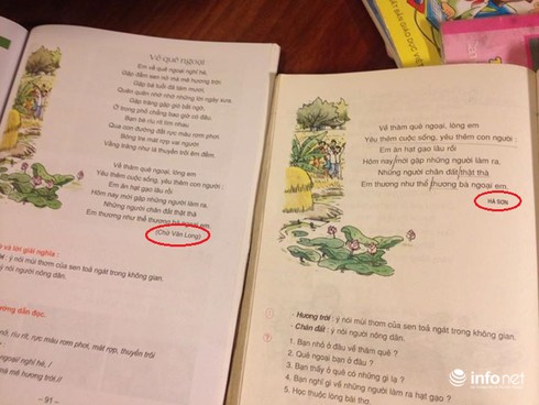 Sách giáo khoa lớp 3: 1 bài thơ đề tên 2 tác giả, chủ biên xin lỗi - ảnh 1