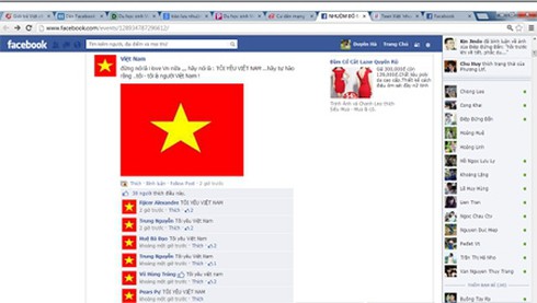 Giới trẻ 'Nhuộm đỏ Facebook bằng cờ Việt Nam' - ảnh 3