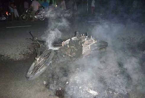 Mất tích sau khi lên cầu đốt xe - ảnh 1