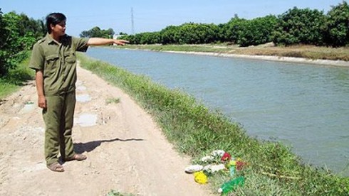 Ngã xuống kênh, hai học sinh chết đuối - ảnh 1