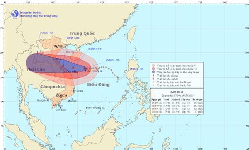 Tin bão số 10 khẩn cấp: Thủy triều dâng 4m - ảnh 1