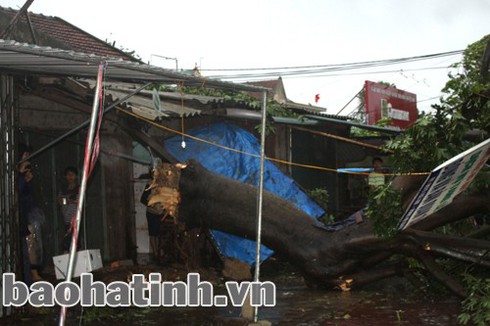 Những hình ảnh đầu tiên tại tâm bão số 10 - ảnh 5