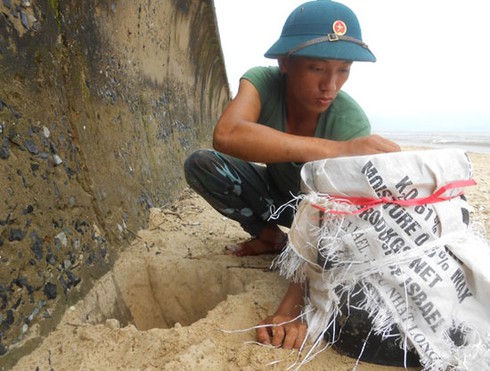 Đà Nẵng: Hàng trăm bộ đội ra quân dọn sạch bãi biển - ảnh 11