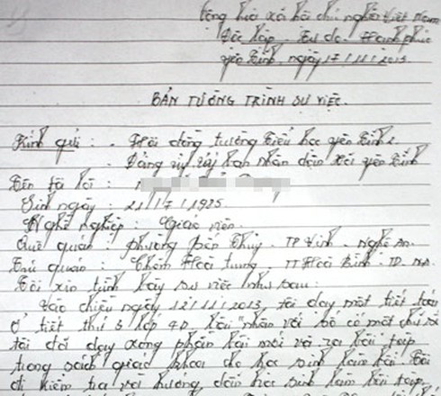 Không thuộc bài, trò bị thầy đánh phải nhập viện - ảnh 2