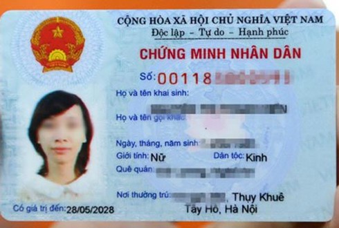 Mẫu CMND 12 số coacute higravenh thức như thế nagraveo