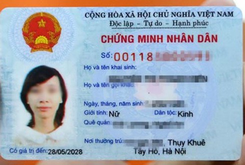 Mẫu CMND 12 số có hình thức như thế nào? - ảnh 1