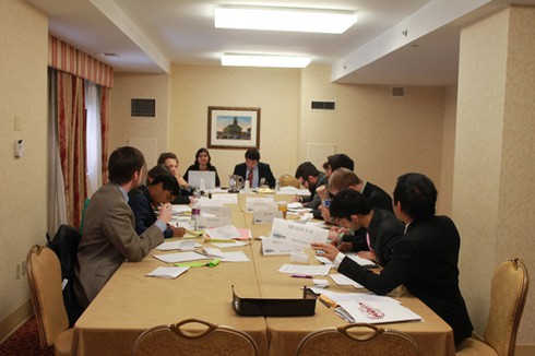 Sinh viên Việt dự Hội nghị mô phỏng Liên Hợp Quốc - ảnh 4