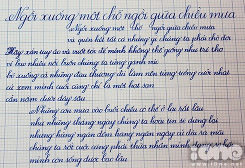Chiêm ngưỡng chữ đẹp như in của nữ sinh lớp 11 - ảnh 6