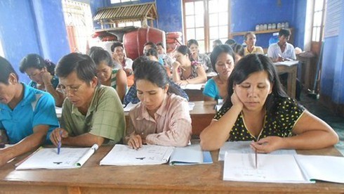 Chuyện về lớp học đánh vần toàn người cao tuổi - ảnh 1