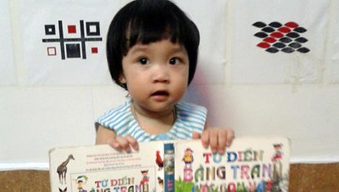 Bé gái 16 tháng tuổi ở Hải Phòng có tài năng kỳ diệu - ảnh 1