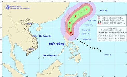 Tin mới nhất về siêu bão Noul chiều 10/5 - ảnh 1