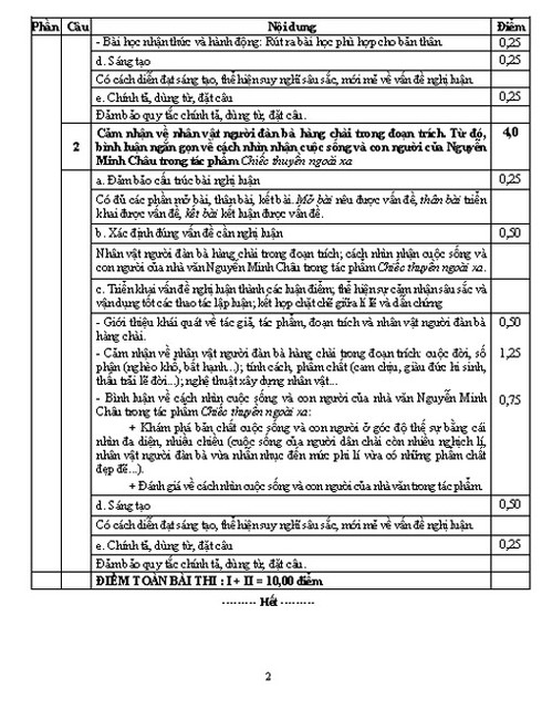 Đáp án môn Văn chính thức kỳ thi THPT quốc gia 2015 - ảnh 3