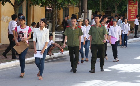 Điểm chuẩn vào trung cấp công an nhân dân cao nhất là 29 - ảnh 1