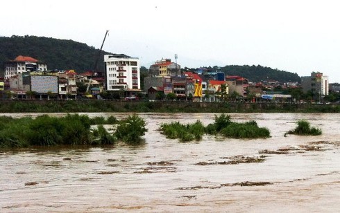 Lũ trên sông Hồng lên cao đột ngột - ảnh 2