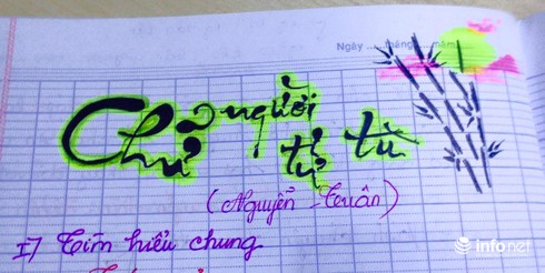 Vở Văn độc đáo của nữ sinh TP.HCM - ảnh 5