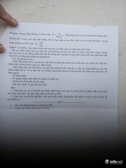 Đề thi học sinh giỏi THPT quốc gia môn Lý, Hóa, Sử - ảnh 3