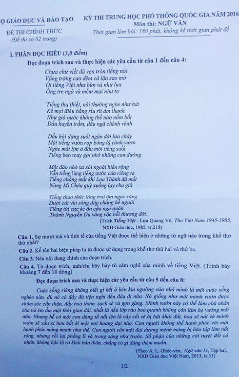 Đề Văn đề cập đến sự hèn nhát và dũng khí - ảnh 1