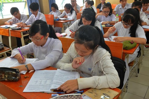 TP.HCM: Thi học kỳ I ít điểm khá, giỏi - ảnh 1