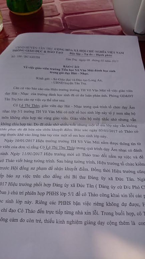 Cô giáo đánh hàng loạt học sinh hàng trăm roi - ảnh 2