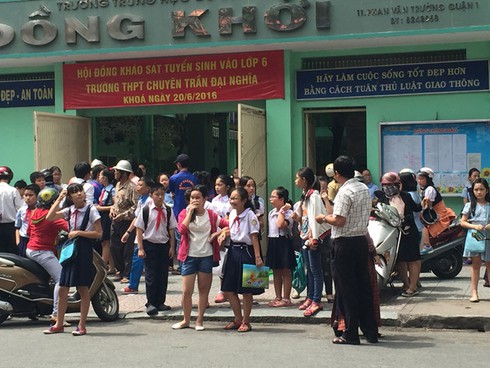 Sẽ lùi thời gian tuyển sinh lớp 6 Trường THPT chuyên Trần Đại Nghĩa - ảnh 1