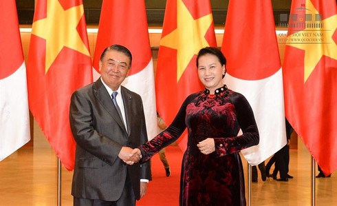Chủ tịch Quốc hội hội đàm với Chủ tịch Hạ viện Nhật Bản - ảnh 1