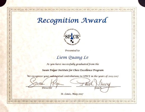 Chỉ học 4 ngày mỗi tuần, Lê Quang Liêm vẫn là cử nhân xuất sắc ở Mỹ - ảnh 2