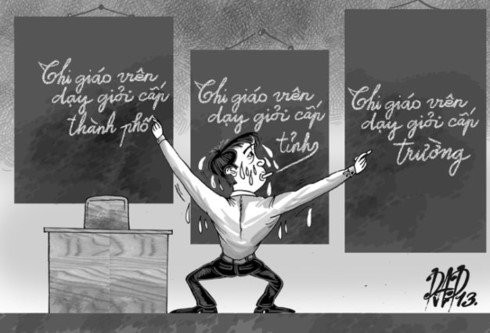 Giảm các cuộc thi gây bức xúc cho giáo viên và học sinh - ảnh 1