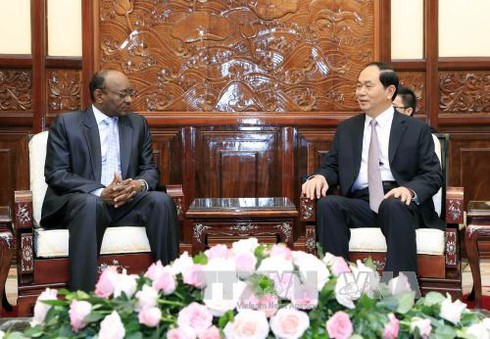 Chủ tịch nước tiếp Đại sứ Cộng hòa Sudan - ảnh 1