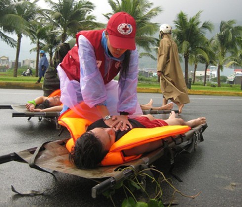 `Xem` Đà Nẵng ứng phó sóng thần