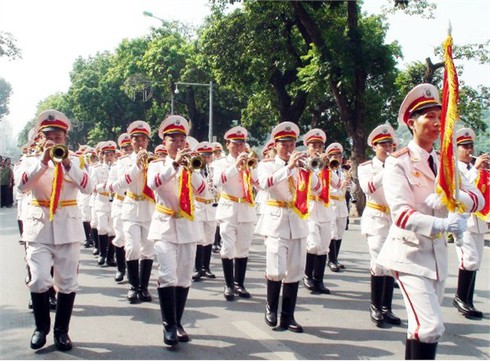 Háo hức xem Nhạc hội cảnh sát