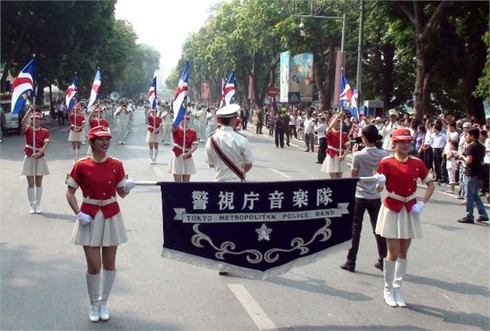 Háo hức xem Nhạc hội cảnh sát