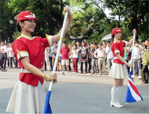 Háo hức xem Nhạc hội cảnh sát