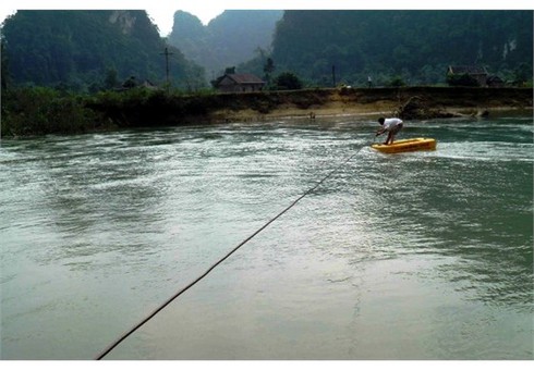 Sáng chế độc đáo chưa từng có của dân vùng ngập lụt