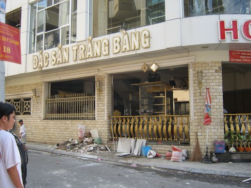 Bình gas lại nổ ở TP. HCM