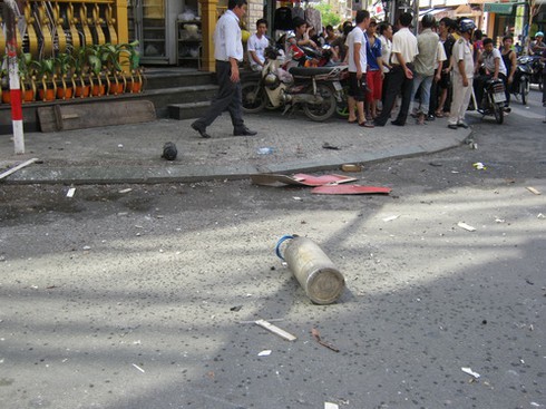 Bình gas lại nổ ở TP. HCM