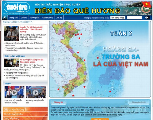 Thi `Biển đảo quê hương`: cơ hội nhận đá chủ quyền Trường Sa