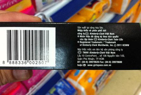 BVS Kotex nhiễm khuẩn có mặt tại Việt Nam?