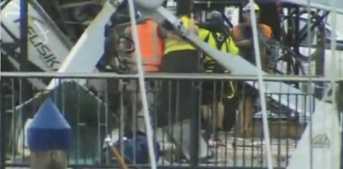 Máy bay rơi, phi công thoát chết kỳ diệu