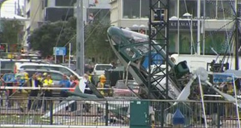 Máy bay rơi, phi công thoát chết kỳ diệu