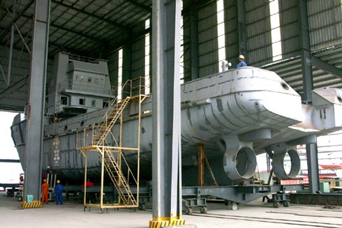 Bàn giao tàu khảo sát biển cho Quân chủng Hải quân