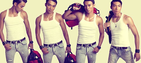 Chung Thục Quyên khoe dáng gợi cảm bên dàn mỹ nam