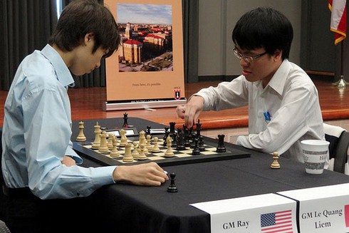 Lê Quang Liêm dự ĐH thể thao trí tuệ thế giới