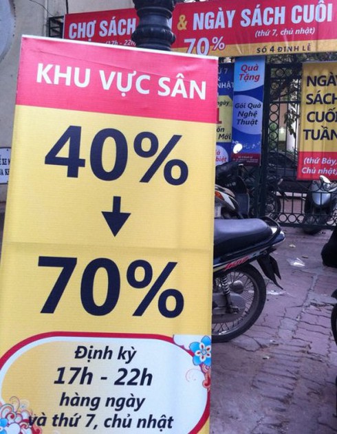 Tấp nập `chợ sách` Hà Thành