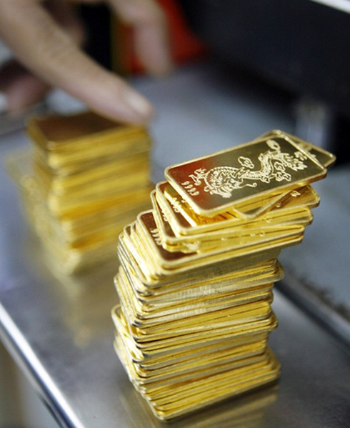 Giá vàng trong nước có xu hướng giảm dần