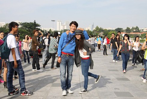 Tường Vy không trang điểm khi đóng Lệ phí tình yêu