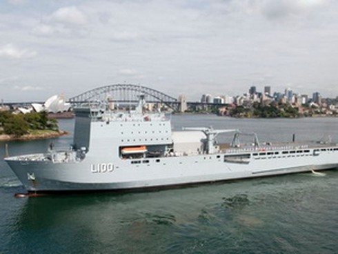 Hải quân Australia được trang bị tàu đổ bộ mới