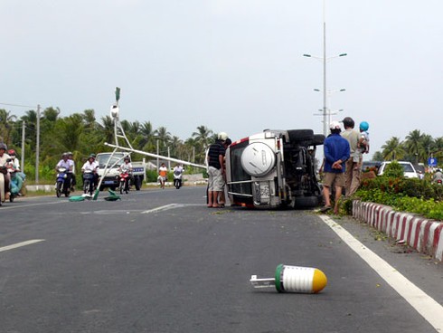 Bến Tre: Hỗ trợ các gia đình bị tai nạn giao thông