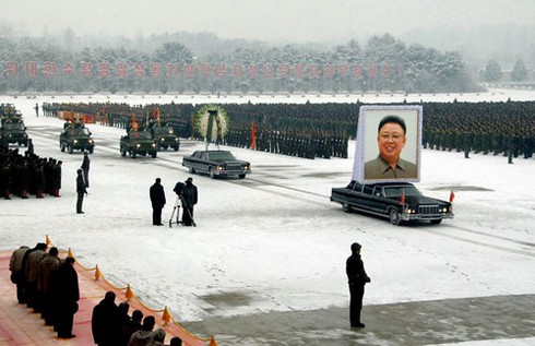 Chùm ảnh lễ tang Chủ tịch Kim Jong Il